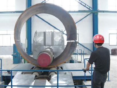 Large coiling machine